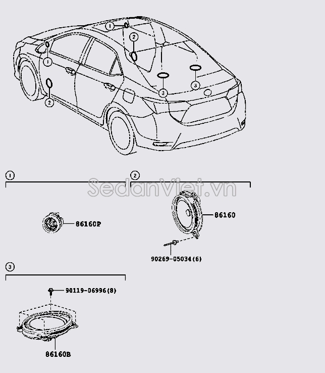 Loa TREBLE 8616002C80