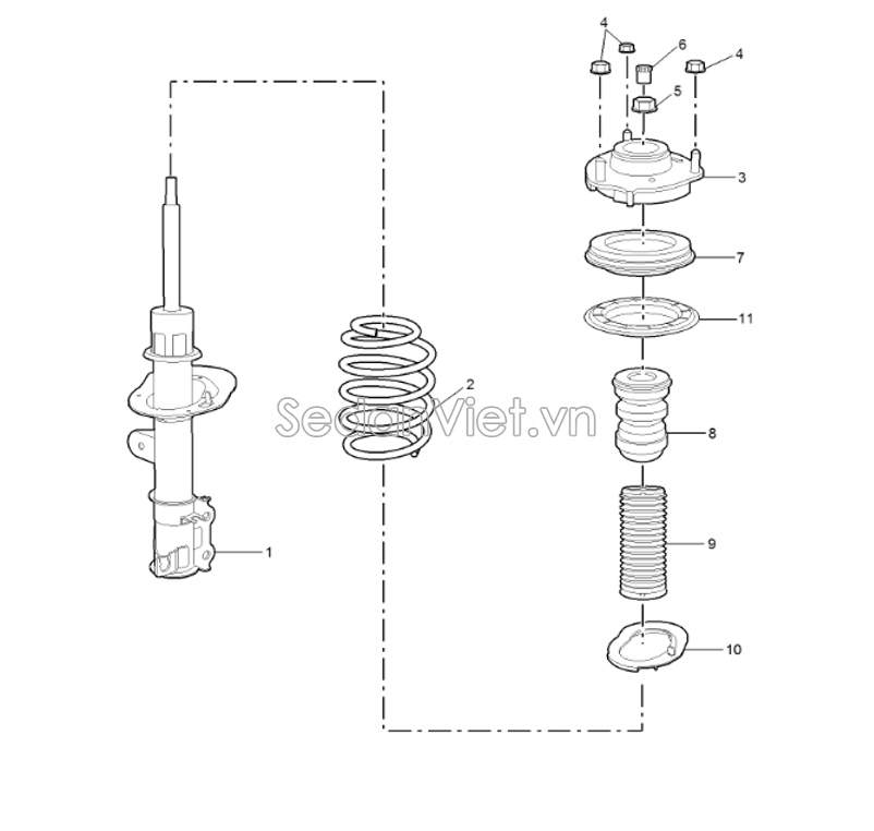 Tăm bông giảm xóc trước 10415595