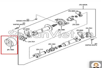 Giảm chấn các đăng U6A325160A