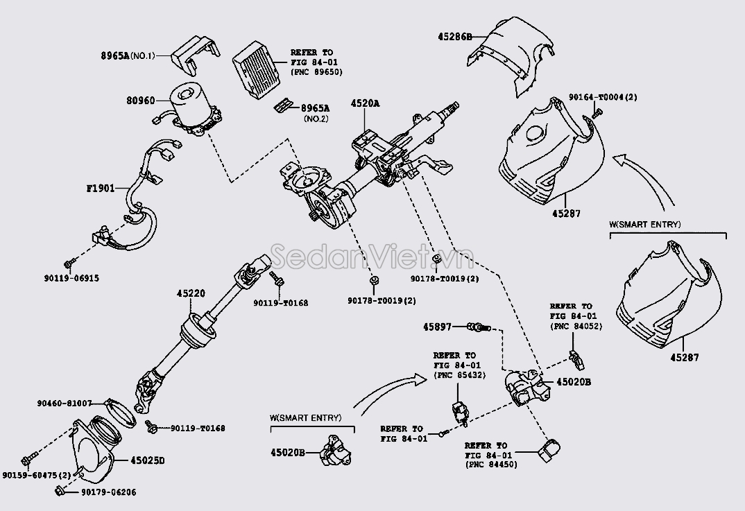 Cụm điều khiển lái điện 4520A33060