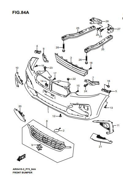 Cản trước 7171173R00799