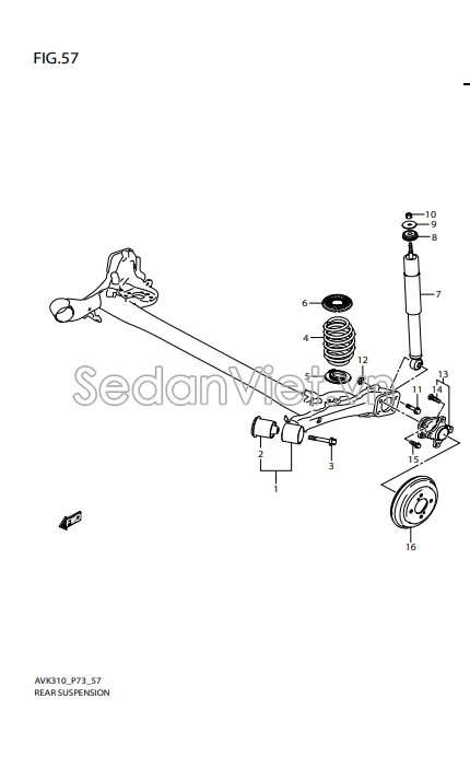 Giảm xóc sau 4181084M00