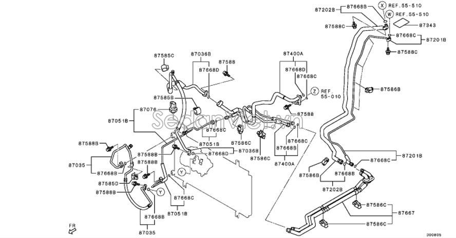 Ống nước giàn sưởi 7815C318