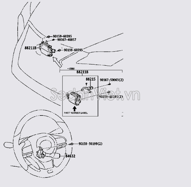 Công tắc CRUISE CONTROL 8463230010