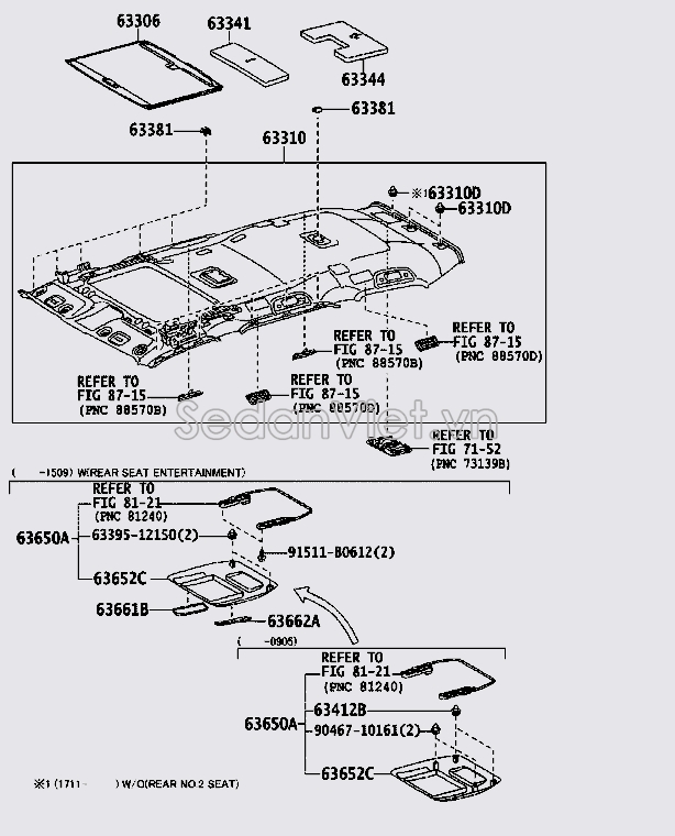 Rèm che cửa số trời 6330660160A1