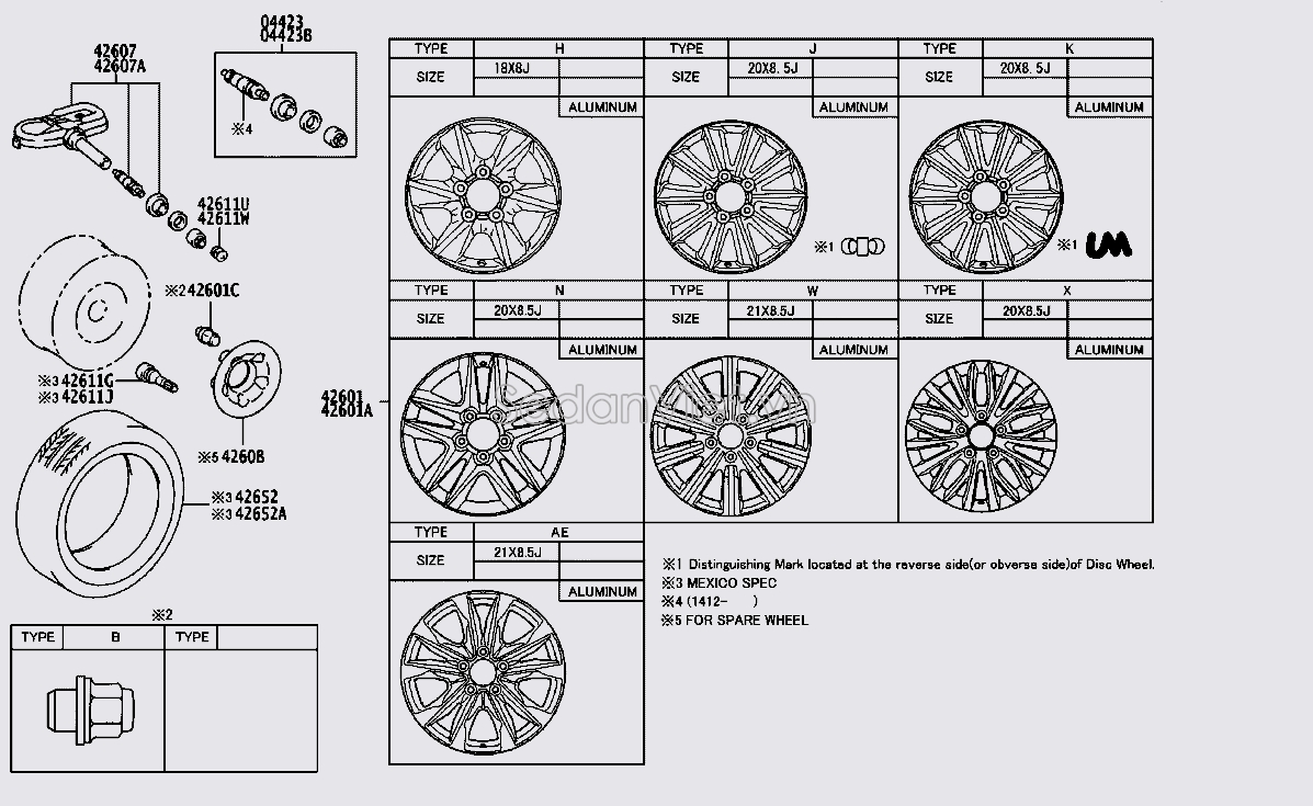 Lốp xe 4265260D80