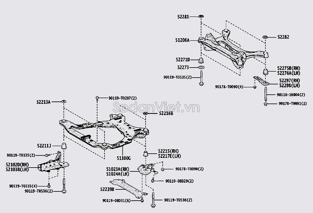 Giá đỡ động cơ trước 5110033170