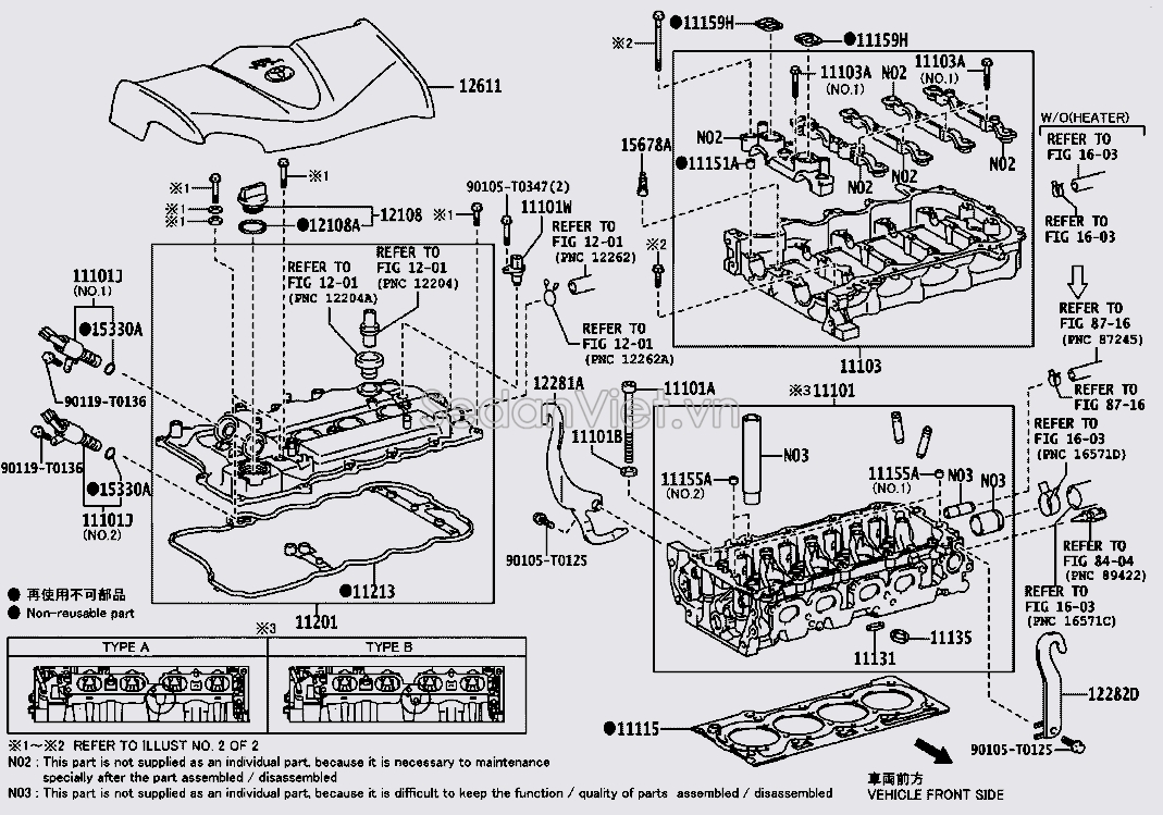 Phớt xupap xả 111350Y050