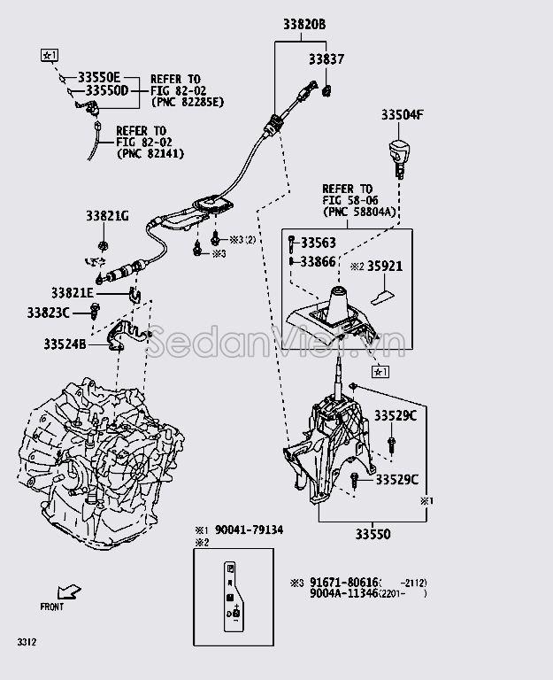 Dây đi số 33820BZ410