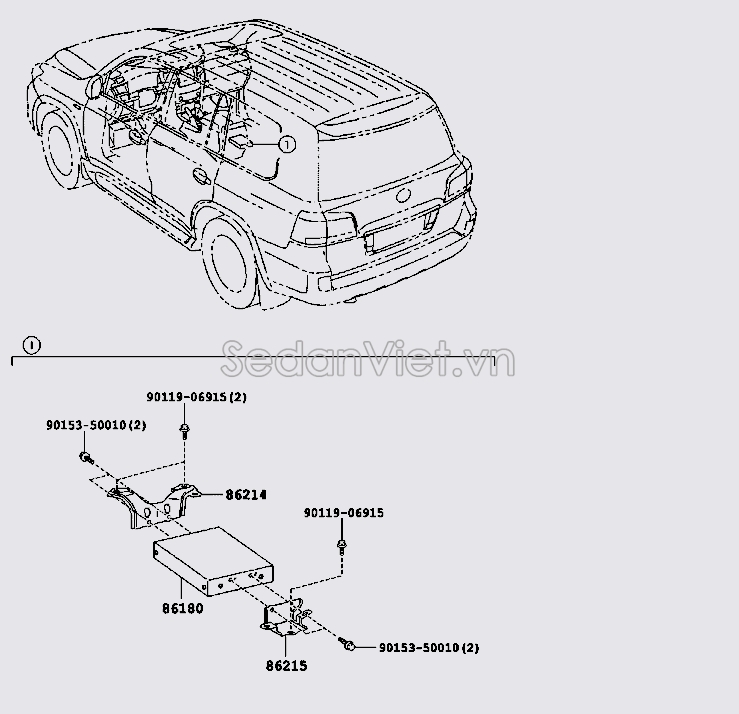 Hộp điều khiển âm thanh và điều hòa 8618050300