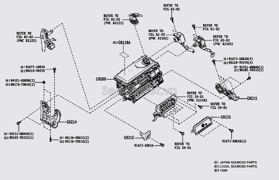 Bộ biến tần chuyển đổi điện pin hybird G920049135