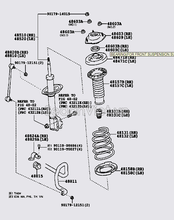 Tăm bông giảm xóc trước 4833133032