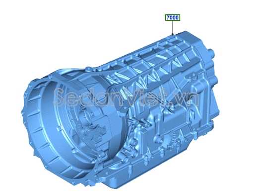 Hộp số tổng thành MB3Z7000V